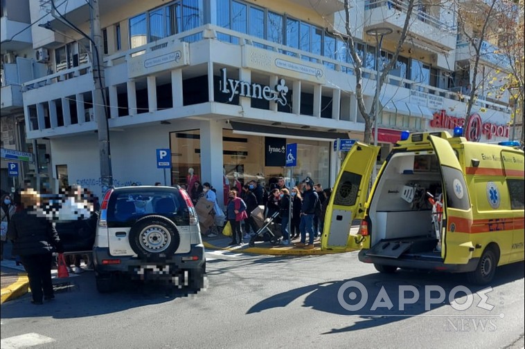 Τροχαίο ατύχημα στο κέντρο της Καλαμάτας