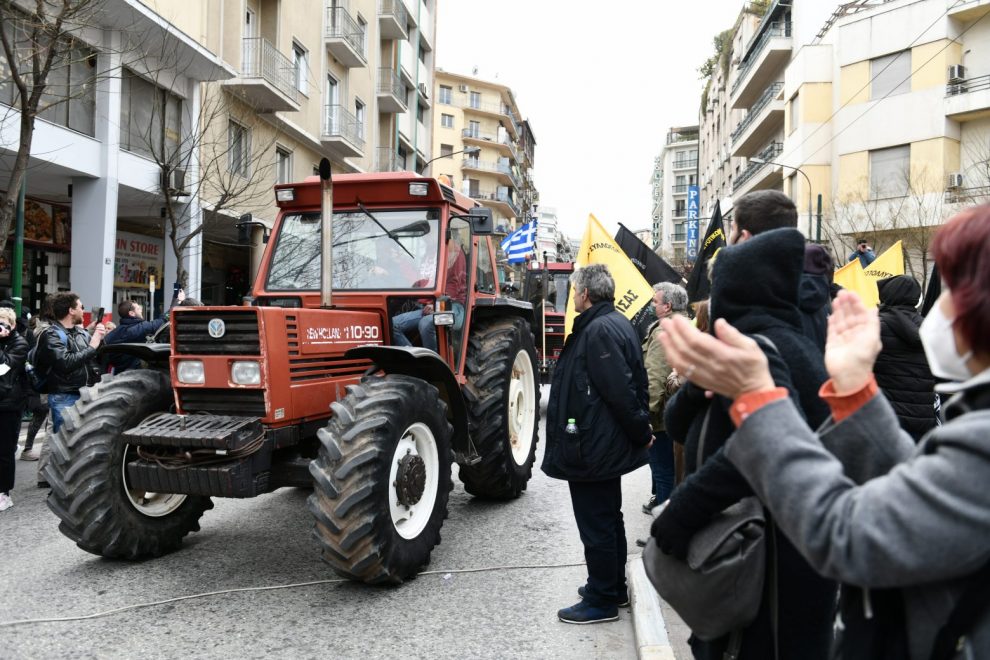 Παναγροτικό συλλαλητήριο  για την επιβίωση της υπαίθρου χθες στην Αθήνα
