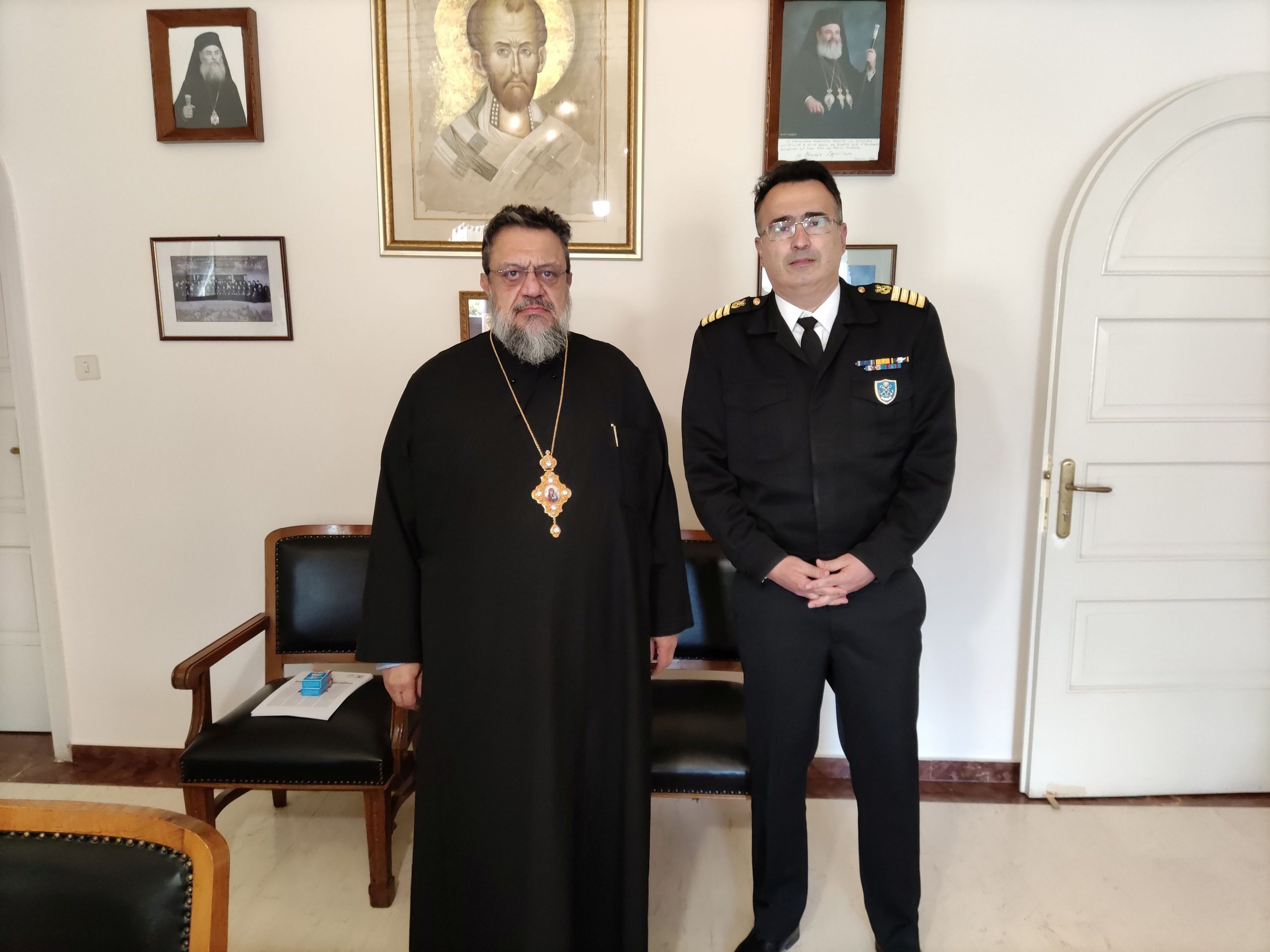 Στο μητροπολίτη Μεσσηνίας  ο νέος λιμενάρχης Καλαμάτας