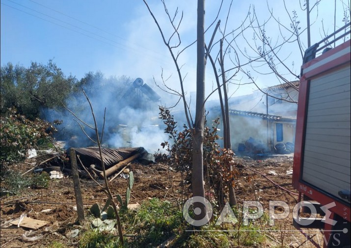 Φωτιά στον Αντικάλαμο