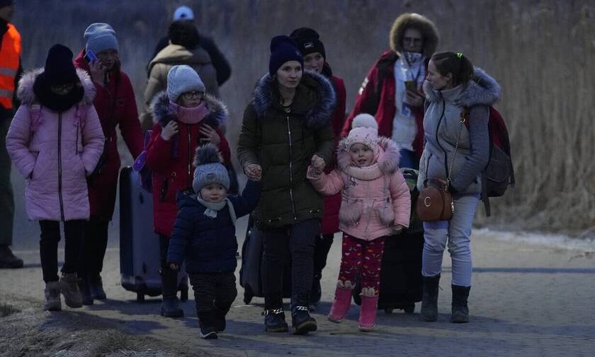 Ο αριθμός των προσφύγων της Ουκρανίας που εισήλθαν το τελευταίο 24ωρο στην Ελλάδα