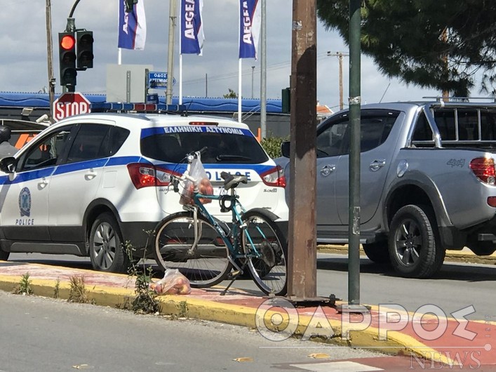 Καλαμάτα: Τροχαίο  με τραυματισμό ποδηλάτη στη Μακεδονίας