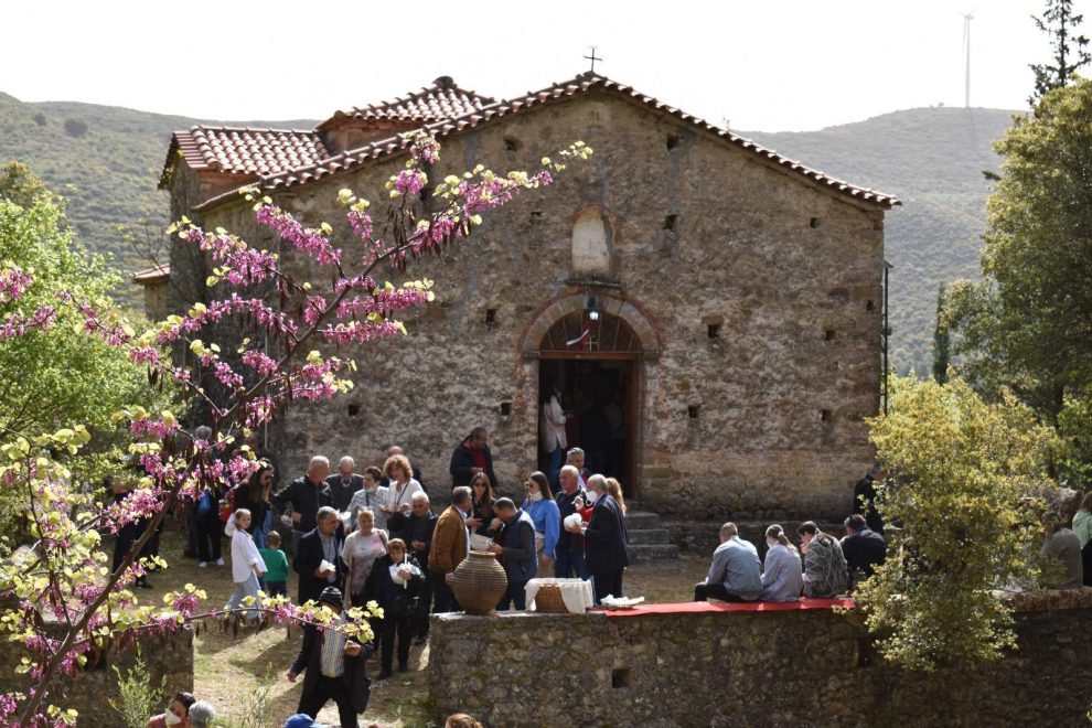 Μεταξάδα: Στο μοναστήρι του Αγίου Γεωργίου ο δήμαρχος Πύλου-Νέστορος