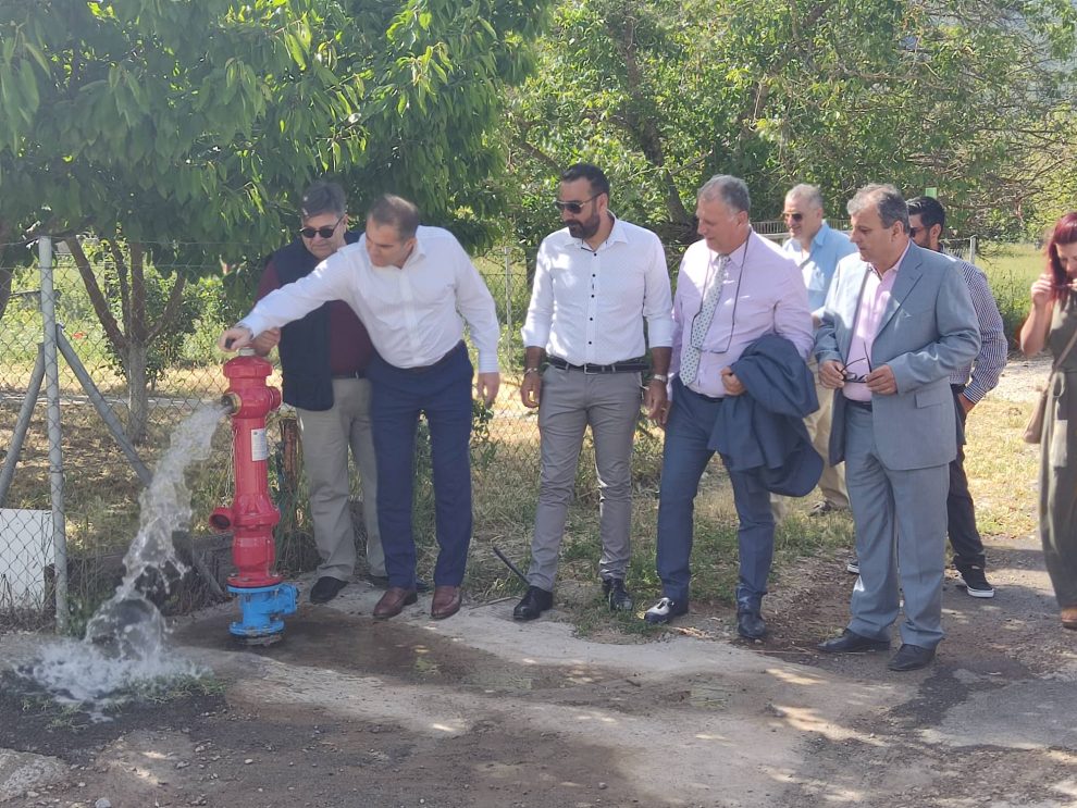 Ολοκληρώθηκε το έργο  υδροδότησης  της Κοινότητας Πολιανής