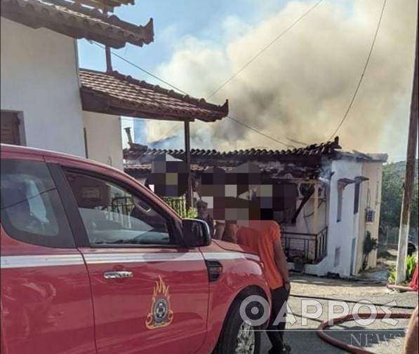 Πυρκαγιά κατέστρεψε οικία στο Χατζή