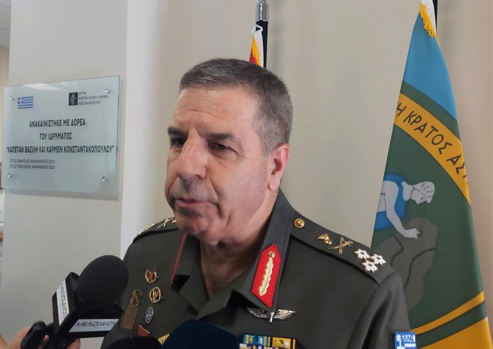 Αρχηγός ΓΕΣ για τουρκική προκλητικότητα: «Ο Ελληνικός Στρατός είναι ισχυρότερος από κάθε άλλη φορά»