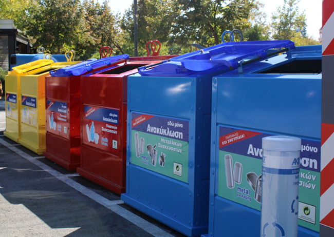 Γωνιές ανακύκλωσης  αποκτά ο Δήμος Καλαμάτας