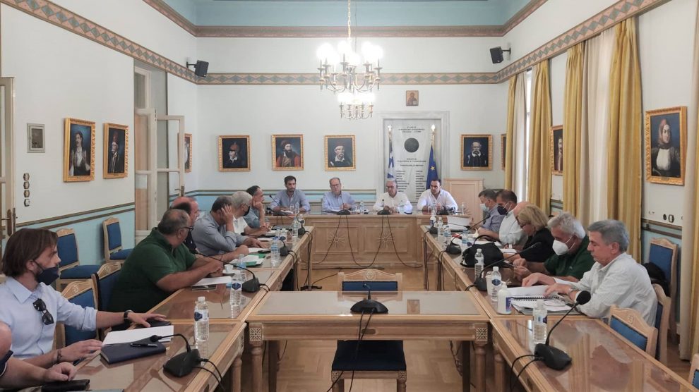 Ο Θ. Βασιλόπουλος σε σύσκεψη στην Περιφέρεια για το αντιπλημμυρικό της Καλαμάτας