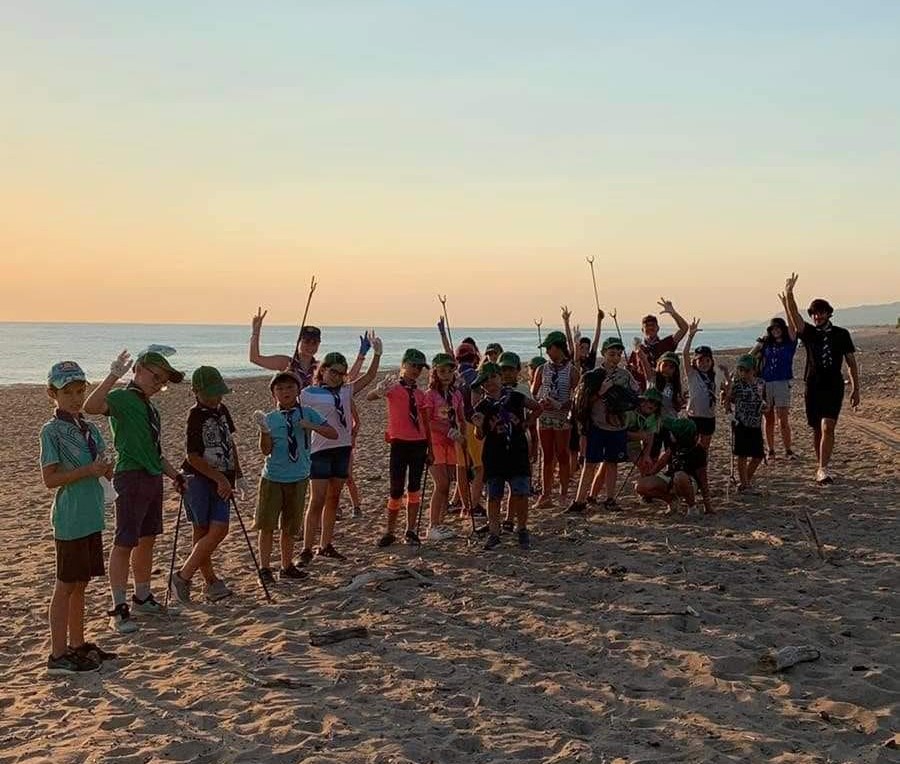 Παραλία Ελαίας: Δράση καθαρισμού από το 3ο  Σύστημα Προσκόπων Τρίπολης