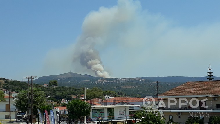 Μεγάλη πυρκαγιά στο Ακριτοχώρι του Δήμου Πύλου-Νέστορος