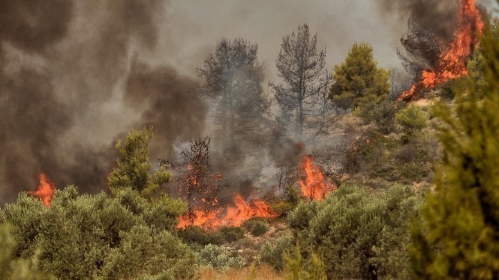 Χωρίς ενεργό μέτωπο οι πυρκαγιές σε Τραγανό και Βάρδα – Καλή εικόνα στα Άγναντα