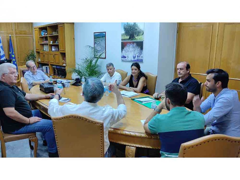 Σύσκεψη στην Π.Ε. Μεσσηνίας για τα αντιπλημμυρικά έργα της Καλαμάτας