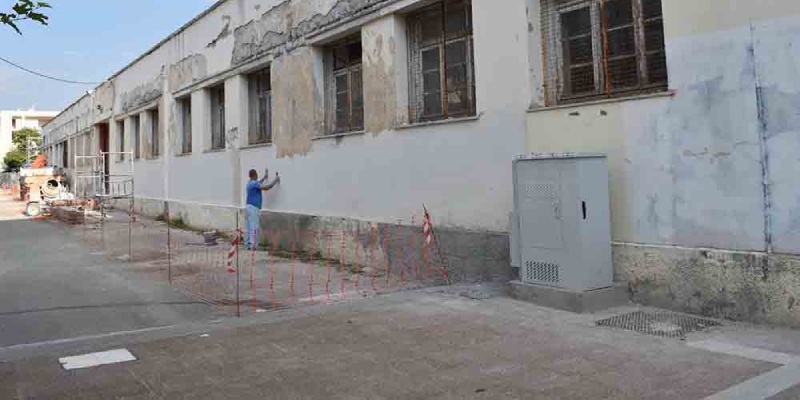 Καλαμάτα: Εντατικοί οι ρυθμοί ανακατασκευής  της παλαιάς Σχολής Παπαφλέσσα