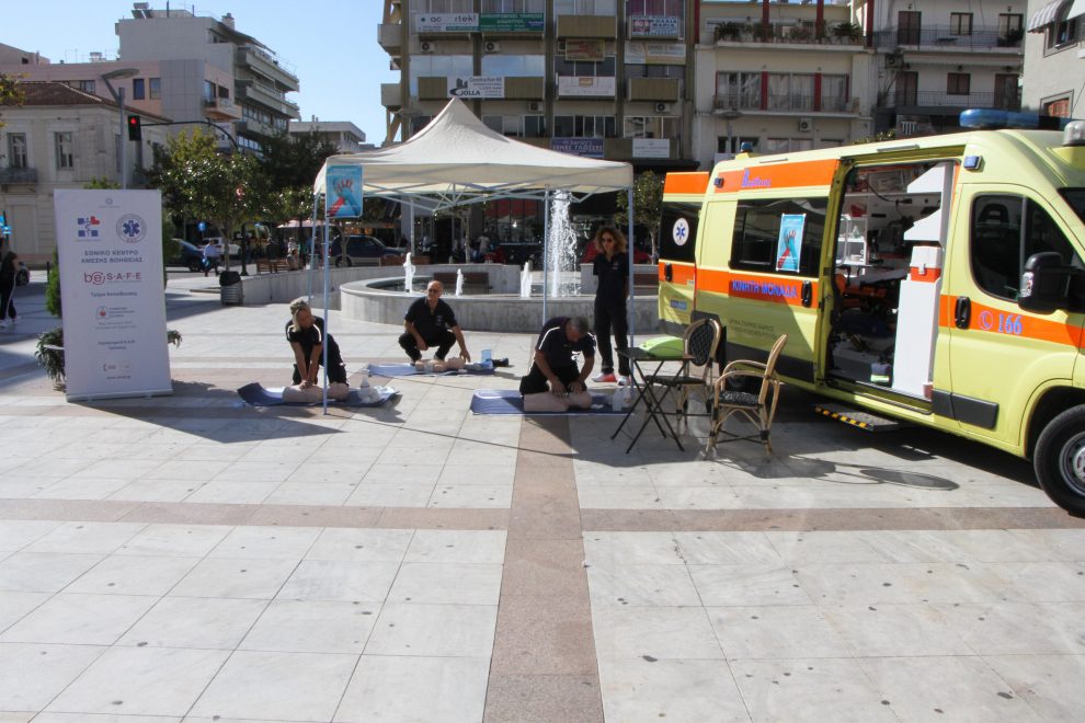 Ενημέρωση από το ΕΚΑΒ στην Καλαμάτα για αντιμετώπιση καρδιακών επεισοδίων