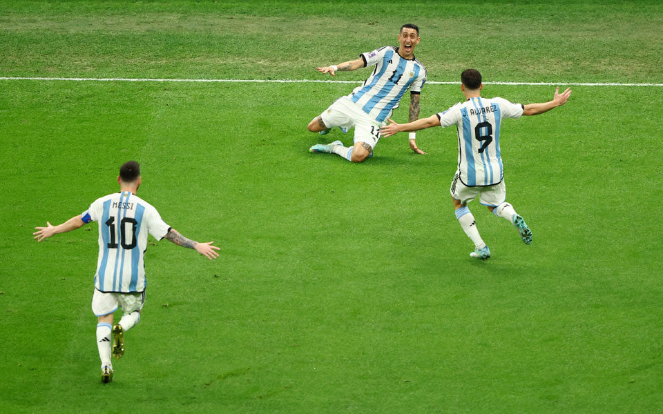 Μουντιάλ 2022, Αργεντινή – Γαλλία 2-0: Προβάδισμα στο ημίχρονο με Μέσι και Ντι Μαρία