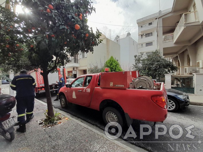 Αναστάτωση από καπνούς στο κέντρο της Καλαμάτας