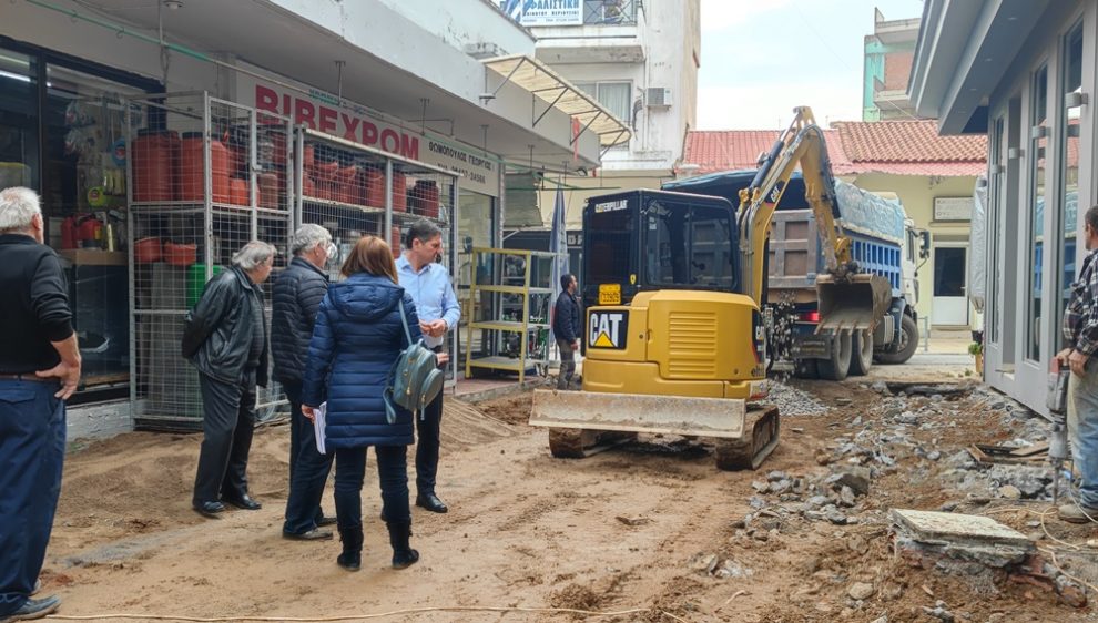 Άρχισαν οι εργασίες ανάπλασης του Ανοιχτού Κέντρου Εμπορίου Μεσσήνης