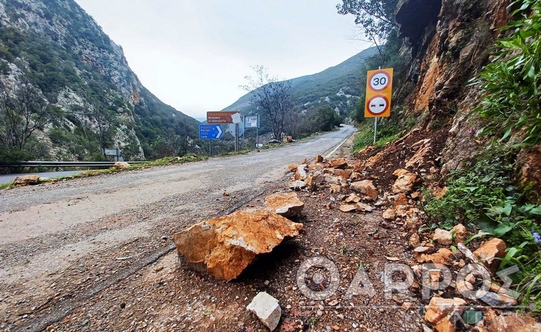 Ταΰγετος: Μεγάλη επικινδυνότητα για κατολισθήσεις από «5 Δρόμους» έως διασταύρωση με Νέδουσα