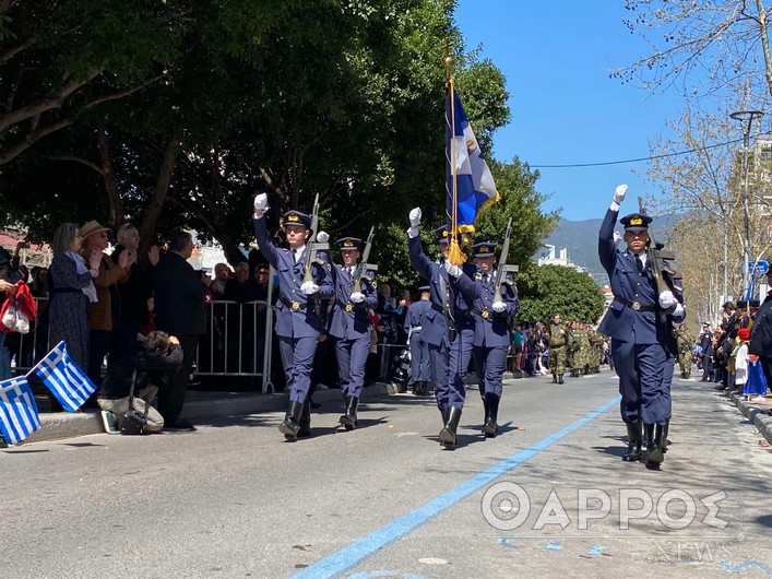 Λαμπρός ο εορτασμός της 25ης Μαρτίου στην Καλαμάτα