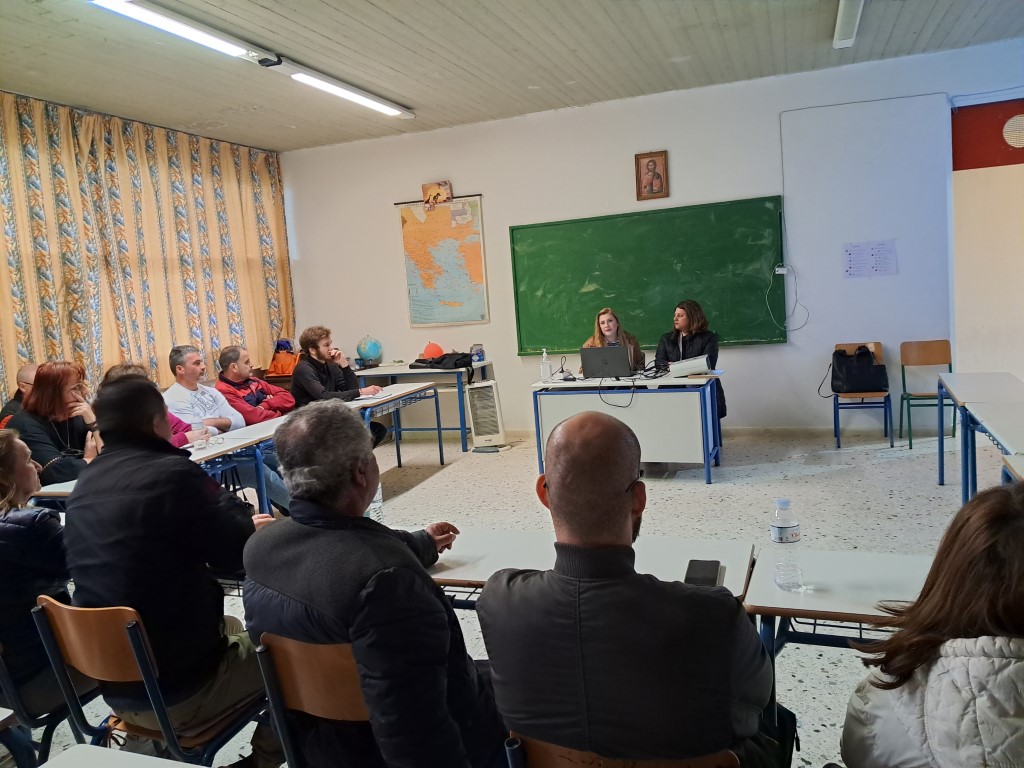Ενημέρωση στο Σχολείο Δεύτερης Ευκαιρίας Καλαμάτας
