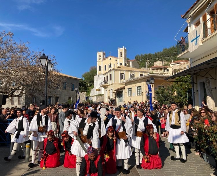 Αναπαράσταση απελευθέρωσης της ιστορικής Αρκαδιάς