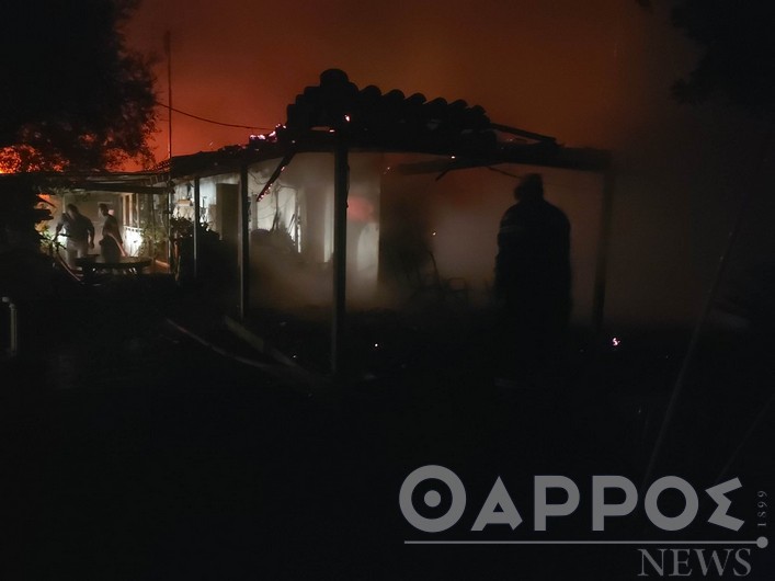 Ολοσχερώς καταστράφηκε κατοικία στο Χαρακοπιό