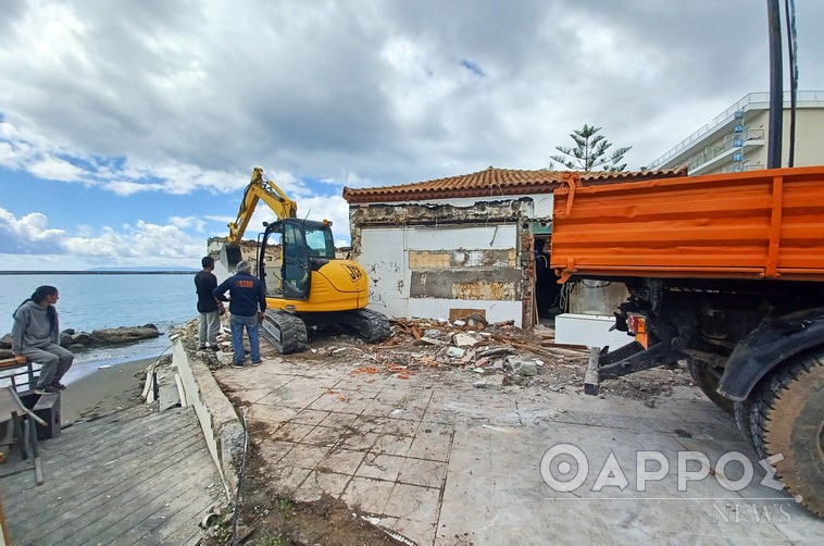 Ξεκίνησε η κατεδάφιση τμήματος  στην πρώην ταβέρνα «Κοιλάκου»