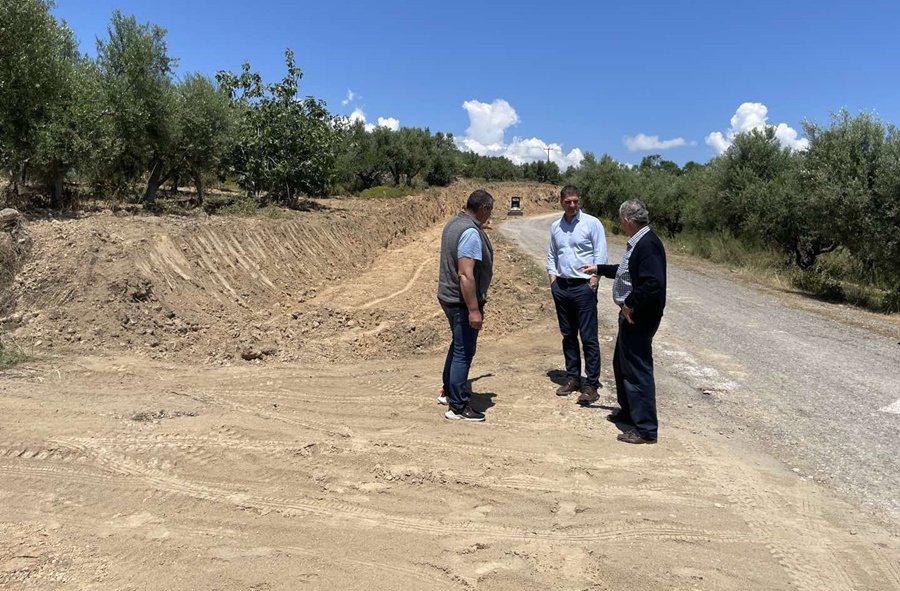 Με εντατικούς ρυθμούς υλοποιείται η παράκαμψη Νεοχωρίου