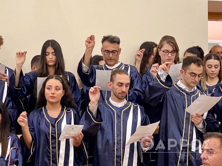 Πανεπιστήμιο Πελοποννήσου: Ορκίστηκαν οι απόφοιτοι του Τμήματος Ιστορίας, Αρχαιολογίας και Διαχείρισης Πολιτισμικών Αγαθών