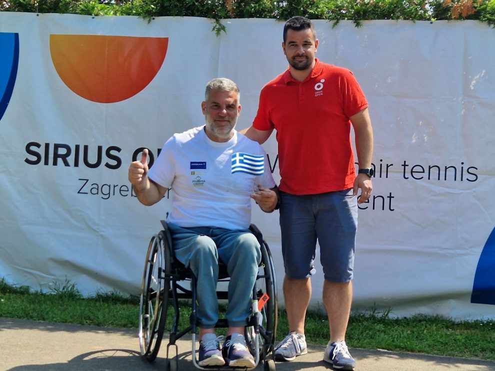 Τένις με αμαξίδιο: Στην 1η θέση ο Λαζαρίδης στο «SIRIUS OPEN 2023» στο Ζάγκρεμπ