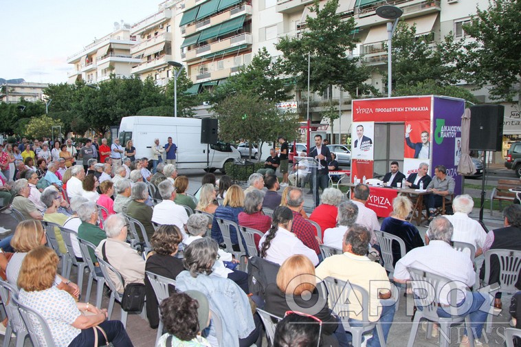Πολιτικές εκδηλώσεις του ΣΥΡΙΖΑ Μεσσηνίας σε Περιστέρι, Κορώνη και Καλαμάτα