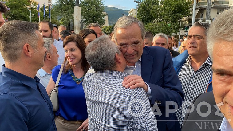 Στην Καλαμάτα Σαμαράς,  Κεραμέως, Πέτσας, Καραγκούνης και Ασημακοπούλου