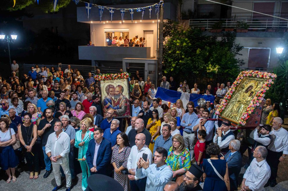 Η εικόνα της Μυρτιδιώτισσας  της Πύλου στην Πεύκη Αττικής