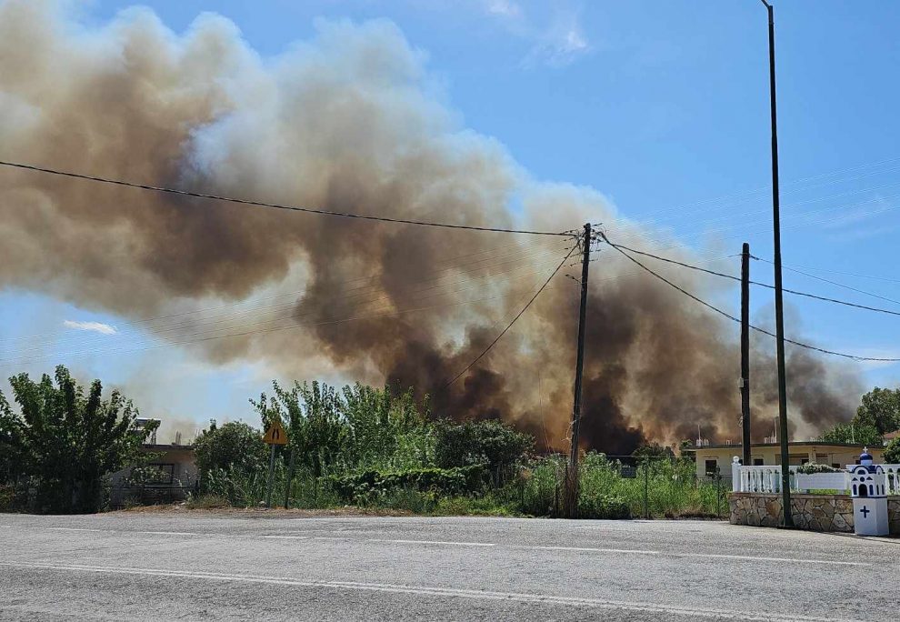 Φωτιά στο Αριοχώρι