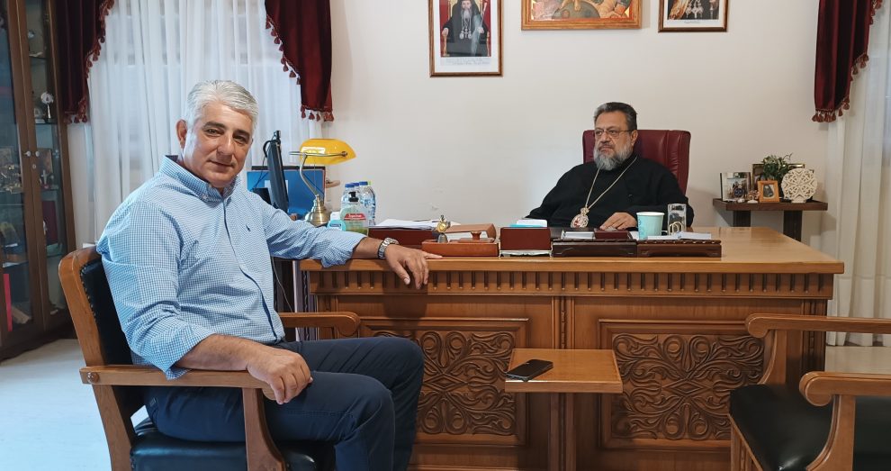 Δημήτρης Καφαντάρης: Ο υποψήφιος δήμαρχος Πύλου-Νέστορος στον Μητροπολίτη Μεσσηνίας