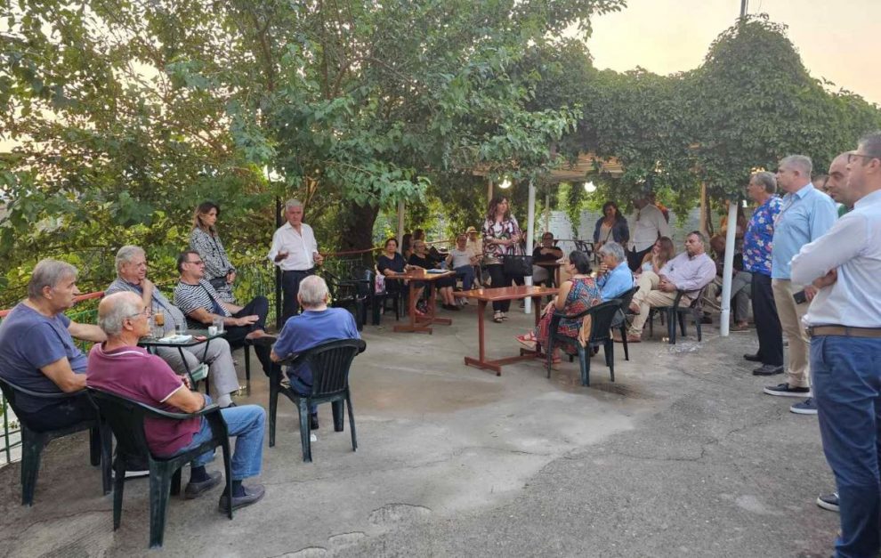 Συζητήσεις Τζαμουράνη σε Άγιο Φλώρο και Πλατύ για τα χρόνια προβλήματα και τις νέες προοπτικές