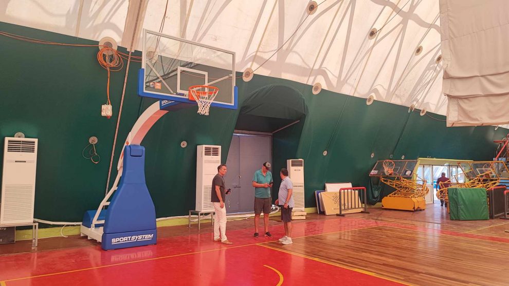 Νέες μπασκέτες προδιαγραφών FIBA στην Τέντα