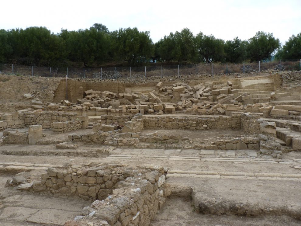 Αρχαία Θουρία: Αποκαλύφθηκε μεγάλο μέρος  του αρχαίου θεάτρου