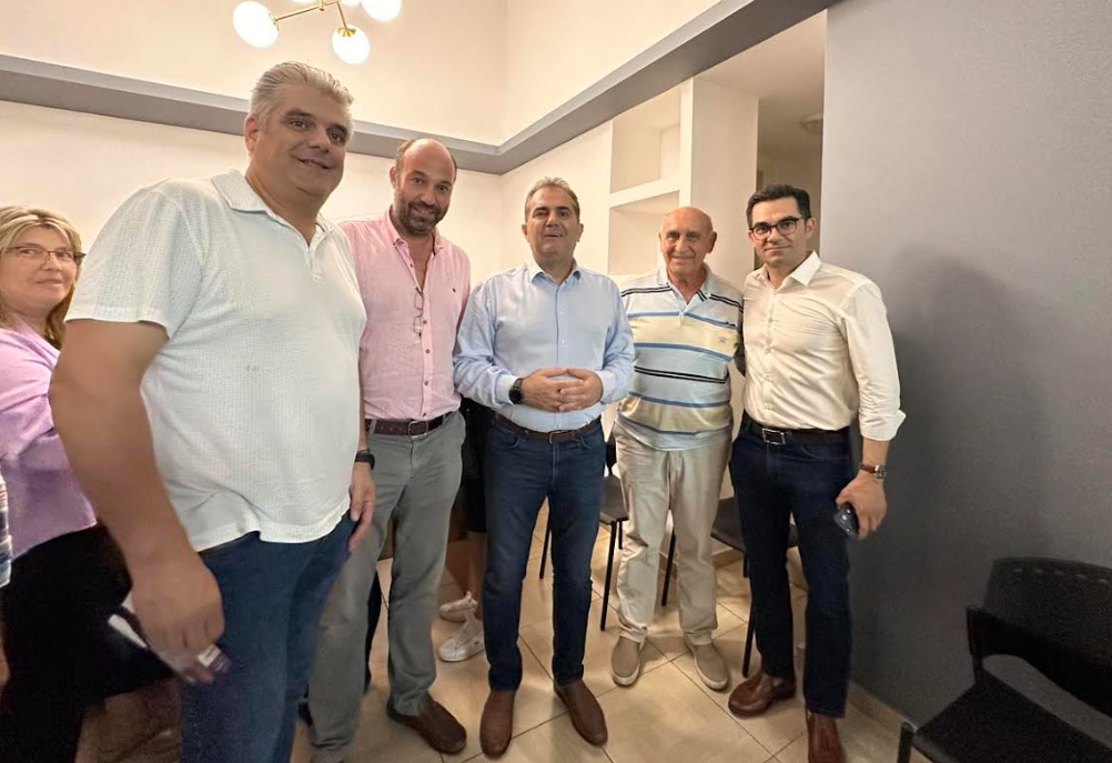 Συναντήσεις του Θανάση Βασιλόπουλου με φορείς και πολίτες με… θερμή ανταπόκριση