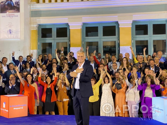 Ομιλία και εγκαίνια εκλογικού κέντρου της παράταξης «Η Πελοπόννησος Μπροστά» στην Τρίπολη