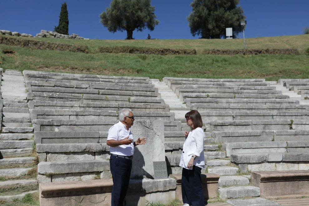 Κ. Σακελλαροπούλου για Πέτρο Θέμελη: «Στην Αρχαία Μεσσήνη ξαναζωντάνεψε μια ολόκληρη πόλη και την παρέδωσε στον σύγχρονο κόσμο»