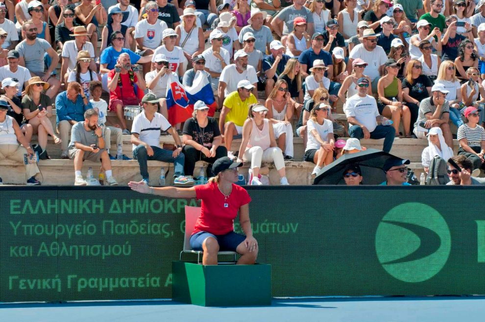 Κριτές σε αγώνες του David Cup και στο Καλλιμάρμαρο η Ελίνα και ο Δημήτρης Χαντζής