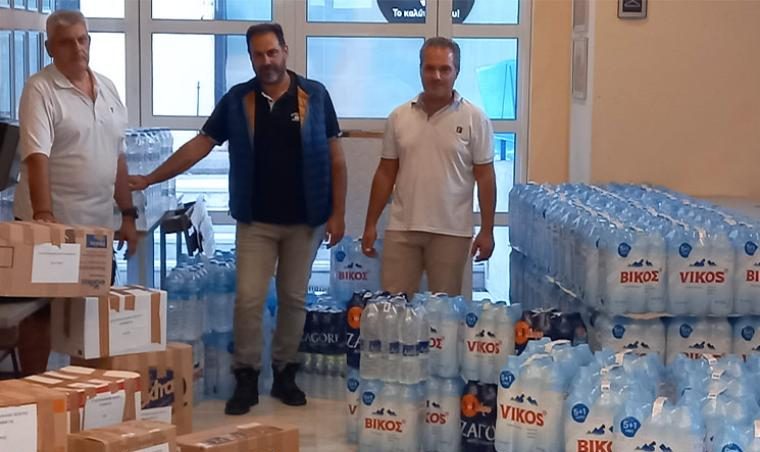 Εργατοϋπαλληλικό Καλαμάτας: Συγκεντρώθηκαν συσκευασίες νερού και τρόφιμα για Θεσσαλία