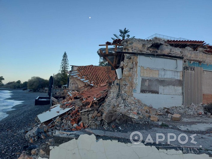 Καλαμάτα: Διαλύθηκε το κτήριο της πρώην ταβέρνας «Κοιλάκου»