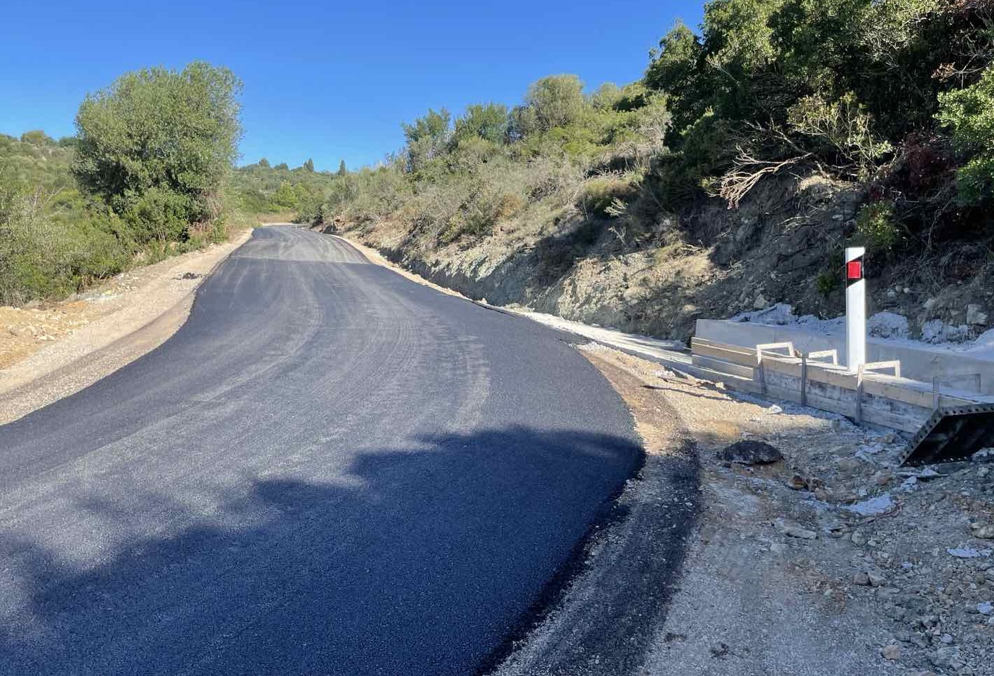 Ασφαλτόστρωση δρόμου στη Δημοτική Κοινότητα Μηλίτσας