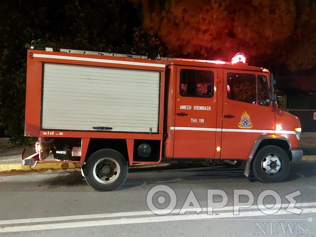Φωτιά στο κεντρικό νεκροταφείο της Καλαμάτας