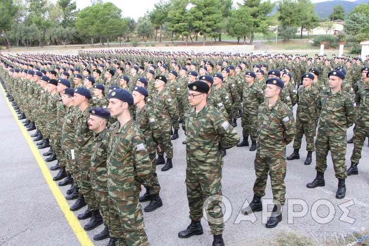 9ο Σύνταγμα Πεζικού: Ορκωμοσία για 683 νεοσύλλεκτους οπλίτες