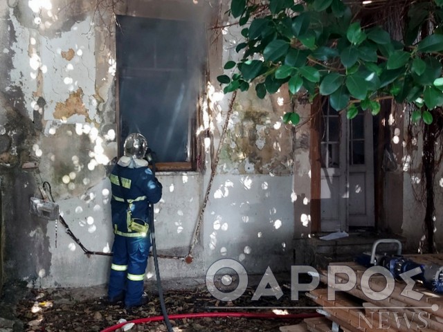 Εκπαίδευση των πυροσβεστών της Μεσσηνίας