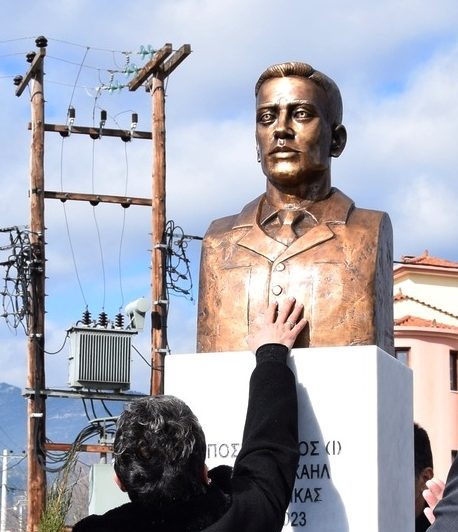 Αποκαλύφθηκε η προτομή του Υποσμηναγού Μάριου Τουρούτσικα