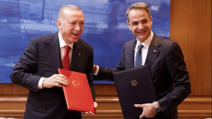 Κ. Μητσοτάκης: Ιστορικό χρέος να φέρουμε τα δύο κράτη «δίπλα-δίπλα» – Τ. Ερντογάν: Να αναπτύξουμε περαιτέρω το θετικό κλίμα